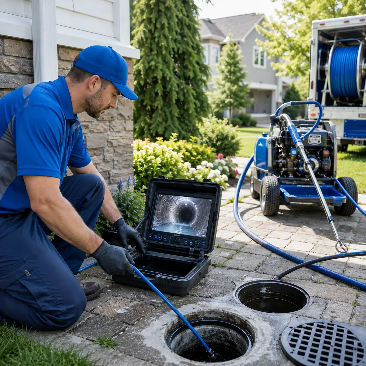 Outdoor drain cleaning professionals serving Kirkman, IA